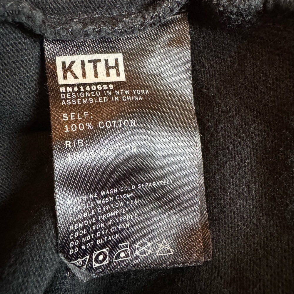 Kith Classic Box Logo Block Tee. Black. Size S. VGUC - Picture 5 of 5